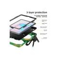 BUĞZ Samsung Galaxy P610 Tab S6 Lite 10.4 Kılıf Griffin Tablet Kapak - Kamuflaj