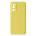 BUĞZ Samsung Galaxy S20 Fe Kılıf Nano İçi Kadife Silikon - Sarı