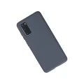 BUĞZ Samsung Galaxy S20 Kılıf Nano İçi Kadife Silikon - Gri