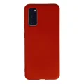 BUĞZ Samsung Galaxy S20 Kılıf Nano İçi Kadife Silikon - Kırmızı