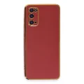 BUĞZ Samsung Galaxy S20 Kılıf Volet Silikon - Kırmızı