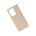BUĞZ Samsung Galaxy S20 Ultra Kılıf Nano İçi Kadife Silikon - Pudra