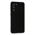 BUĞZ Samsung Galaxy S21 Kılıf Nano İçi Kadife Silikon - Siyah