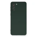 BUĞZ Samsung Galaxy S21 Plus Kılıf Nano İçi Kadife Silikon - Koyu Yeşil