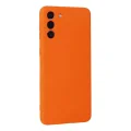 BUĞZ Samsung Galaxy S21 Plus Kılıf Nano İçi Kadife Silikon - Turuncu