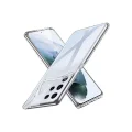 BUĞZ Samsung Galaxy S21 Ultra Kılıf Lüx Şeffaf Silikon
