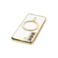 BUĞZ Samsung Galaxy S22 Kılıf Kross Magneticsafe Kapak - Gold