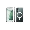 BUĞZ Samsung Galaxy S22 Kılıf Magneticsafe Şeffaf Silikon - Şeffaf
