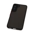 BUĞZ Samsung Galaxy S22 Kılıf Montreal Silikon Kapak - Siyah
