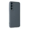 BUĞZ Samsung Galaxy S22 Plus Kılıf Nano İçi Kadife Silikon - Gri