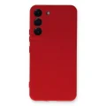 BUĞZ Samsung Galaxy S22 Plus Kılıf Nano İçi Kadife Silikon - Kırmızı