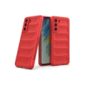 BUĞZ Samsung Galaxy S22 Plus Kılıf Optimum Silikon - Kırmızı