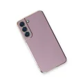 BUĞZ Samsung Galaxy S22 Plus Kılıf Volet Silikon - Mor