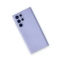 BUĞZ Samsung Galaxy S22 Ultra Kılıf Nano İçi Kadife Silikon - Lila