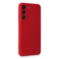 BUĞZ Samsung Galaxy S23 Kılıf Nano İçi Kadife Silikon - Kırmızı