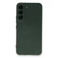 BUĞZ Samsung Galaxy S23 Kılıf Nano İçi Kadife Silikon - Koyu Yeşil