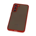 BUĞZ Samsung Galaxy S23 Plus Kılıf Montreal Silikon Kapak - Kırmızı