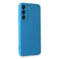 BUĞZ Samsung Galaxy S23 Plus Kılıf Nano İçi Kadife Silikon - Mavi