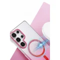 BUĞZ Samsung Galaxy S23 Ultra Glossy Magsafe Kapak - Çöl Titanyum