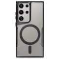 BUĞZ Samsung Galaxy S23 Ultra Kılıf Boyi Magsafe Silikon Kapak - Siyah