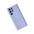 BUĞZ Samsung Galaxy S23 Ultra Kılıf Nano İçi Kadife Silikon - Lila