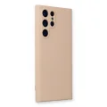 BUĞZ Samsung Galaxy S23 Ultra Kılıf Nano İçi Kadife Silikon - Pudra