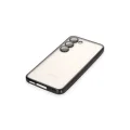 BUĞZ Samsung Galaxy S24 Kılıf Razer Lensli Silikon - Siyah
