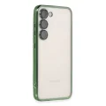 BUĞZ Samsung Galaxy S24 Kılıf Razer Lensli Silikon - Yeşil