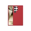 BUĞZ Samsung Galaxy S24 Ultra Kılıf First Silikon - Kırmızı