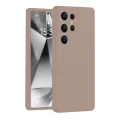 BUĞZ Samsung Galaxy S25 Ultra Kılıf Nano İçi Kadife Silikon - Pudra