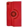 BUĞZ Samsung Galaxy T220 Tab A7 Lite 8.7 Kılıf 360 Tablet Deri Kılıf - Kırmızı