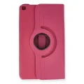 BUĞZ Samsung Galaxy T290 Tab A 8 Kılıf 360 Tablet Deri Kılıf - Pembe