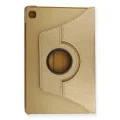 BUĞZ Samsung Galaxy T500 Tab A7 10.4 Kılıf 360 Tablet Deri Kılıf - Gold