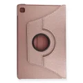 BUĞZ Samsung Galaxy T500 Tab A7 10.4 Kılıf 360 Tablet Deri Kılıf - Rose Gold