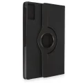 BUĞZ Samsung Galaxy T550 Tab A 9.7 Kılıf 360 Tablet Deri Kılıf - Siyah
