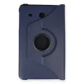 BUĞZ Samsung Galaxy T560 Tab E 9.7 Kılıf 360 Tablet Deri Kılıf - Lacivert