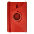 BUĞZ Samsung Galaxy T590 Tab A 10.5 Kılıf 360 Tablet Deri Kılıf - Kırmızı