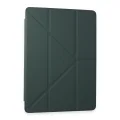 BUĞZ Samsung Galaxy T870 Tab S7 11 Kılıf Kalemlikli Mars Tablet Kılıfı - Koyu Yeşil