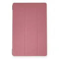 BUĞZ Samsung Galaxy T870 Tab S7 11 Kılıf Tablet Smart Kılıf - Pembe