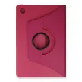 BUĞZ Samsung Galaxy Tab A9 Kılıf 360 Tablet Deri Kılıf - Pembe