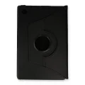 BUĞZ Samsung Galaxy Tab A9 Kılıf 360 Tablet Deri Kılıf - Siyah