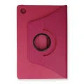 BUĞZ Samsung Galaxy X200 Tab A8 10.5 Kılıf 360 Tablet Deri Kılıf - Pembe
