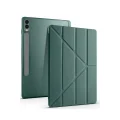 BUĞZ Samsung Galaxy X510 Tab S9 Fe 11 Kılıf Kalemlikli Mars Tablet Kılıfı - Koyu Yeşil