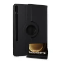 BUĞZ Samsung Galaxy X610 Tab S9 Fe Plus 12.4 Kılıf 360 Tablet Deri Kılıf - Siyah