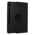 BUĞZ Samsung Galaxy X610 Tab S9 Fe Plus 12.4 Kılıf 360 Tablet Deri Kılıf - Siyah