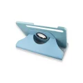 BUĞZ Samsung Galaxy X800 Tab S8 Plus 12.4 Kılıf 360 Tablet Deri Kılıf - Turkuaz
