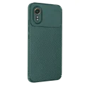 BUĞZ Samsung Galaxy Xcover 7 Kılıf Auto Focus Karbon Kapak - Yeşil