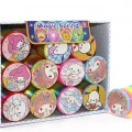 BUĞZ Sanrio Karakterli Magic Spring Stres Yayı - Standlı Gökkuşağı Renkli Oyuncak Seti 12li Alk3988