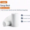 BUĞZ Sargı Bezi 10 cm x 10 m 1 Adet Pamuklu Hidrofil Gazlı Bez Tekli Rulo Sargı Bezi
