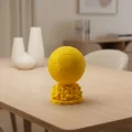 BUĞZ Sarı FIFA Topu Dekoratif Biblo 10cm Modern Masa Üstü Aksesuar